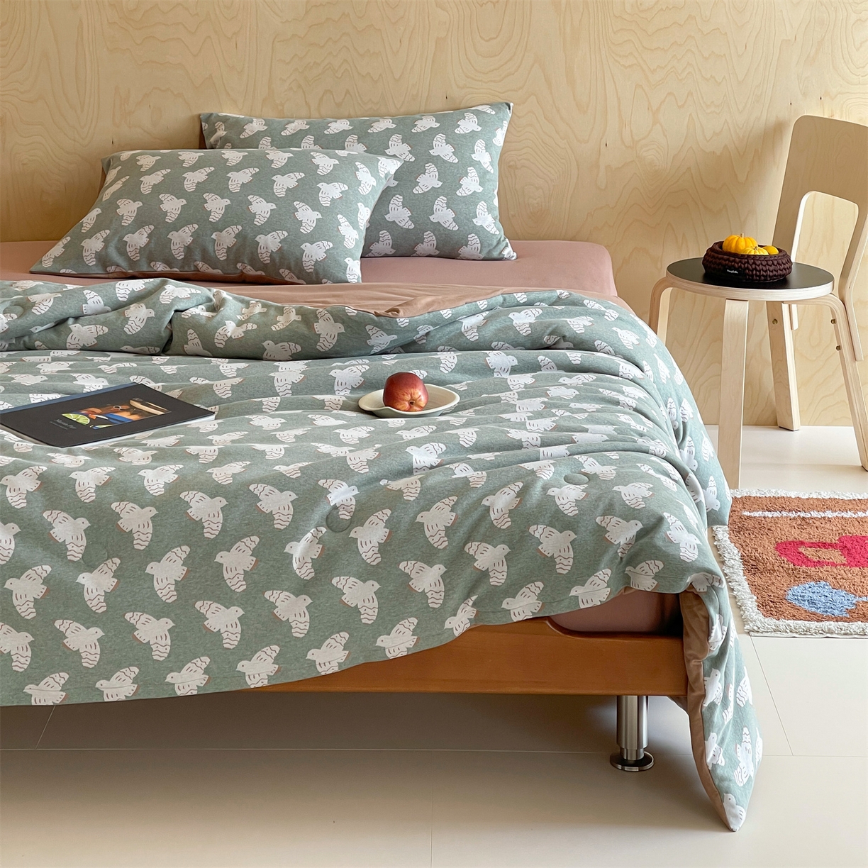 91家纺网 家纺一手货源 找家纺 （总）傲蕾良品 2026新款【自由组合】色织云柔控温被夏被（四件套）