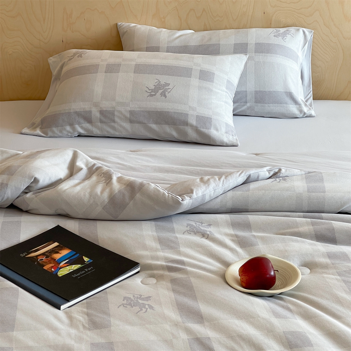 91家纺网 家纺一手货源 找家纺 傲蕾良品 2026新款【自由组合】色织云柔控温被夏被（四件套） 圣殿骑士