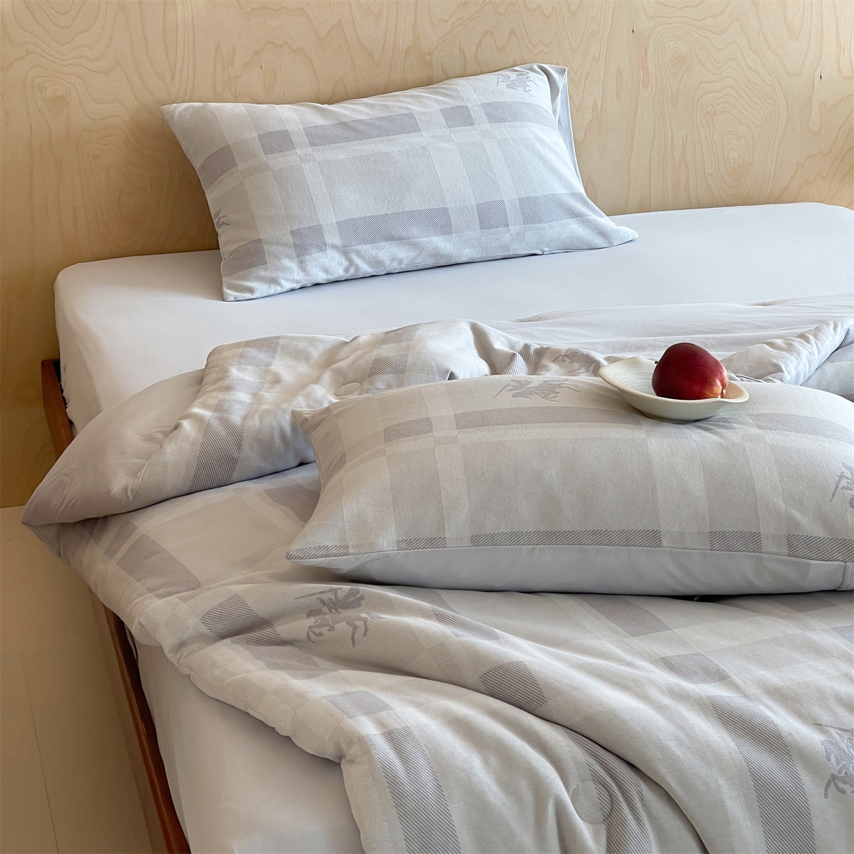 91家纺网 家纺一手货源 找家纺 傲蕾良品 2026新款【自由组合】色织云柔控温被夏被（四件套） 圣殿骑士