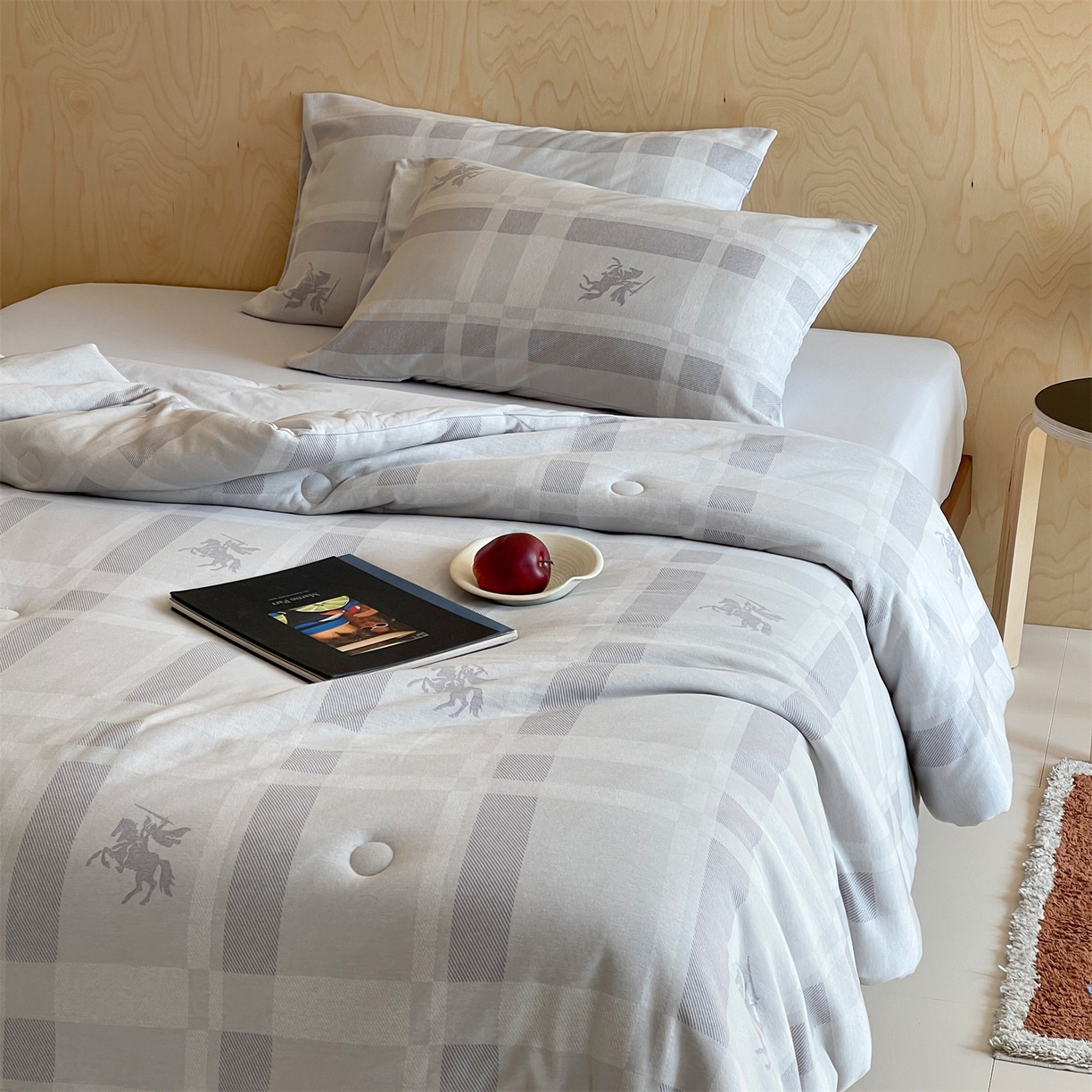 91家纺网 家纺一手货源 找家纺 傲蕾良品 2026新款【自由组合】色织云柔控温被夏被（四件套） 圣殿骑士