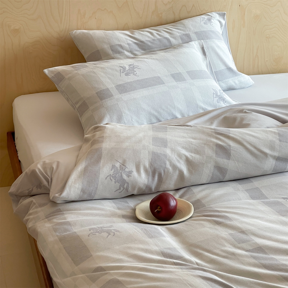 91家纺网 家纺一手货源 找家纺 傲蕾良品 2026新款【自由组合】色织云柔控温被夏被（四件套） 圣殿骑士