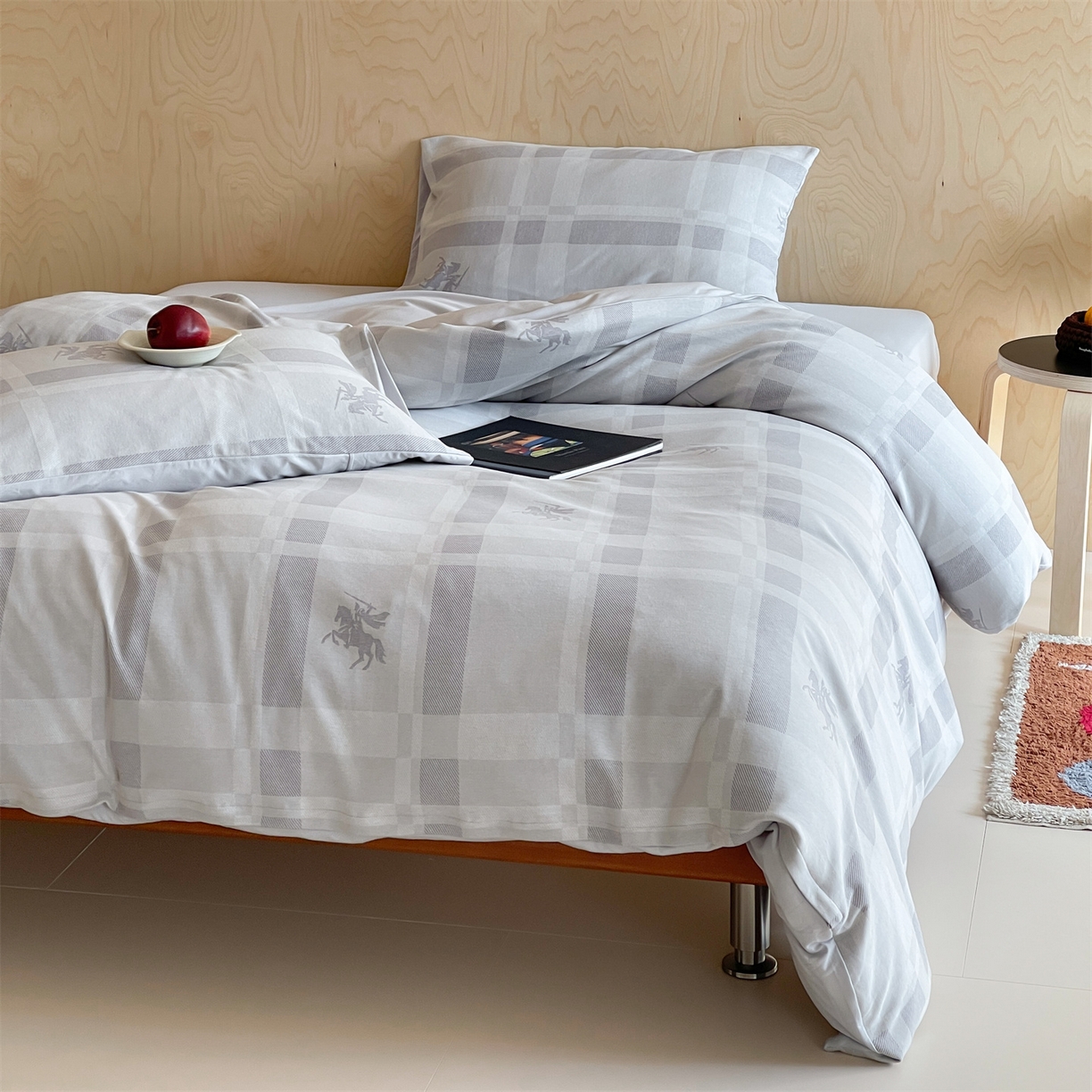 91家纺网 家纺一手货源 找家纺 傲蕾良品 2026新款【自由组合】色织云柔控温被夏被（四件套） 圣殿骑士