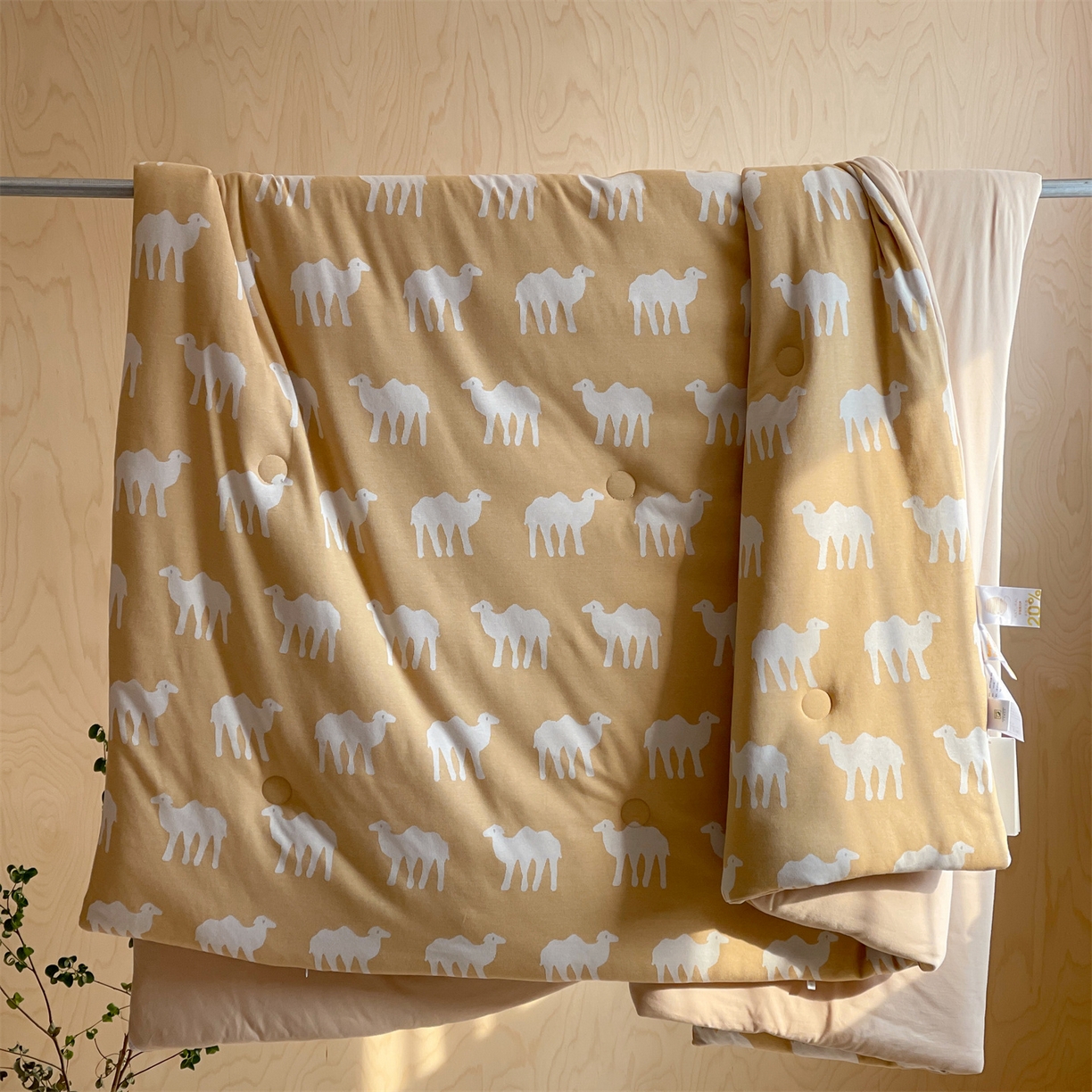 91家纺网 家纺一手货源 找家纺 傲蕾良品 2026新款【自由组合】色织云柔控温被夏被（四件套） 小姜驼