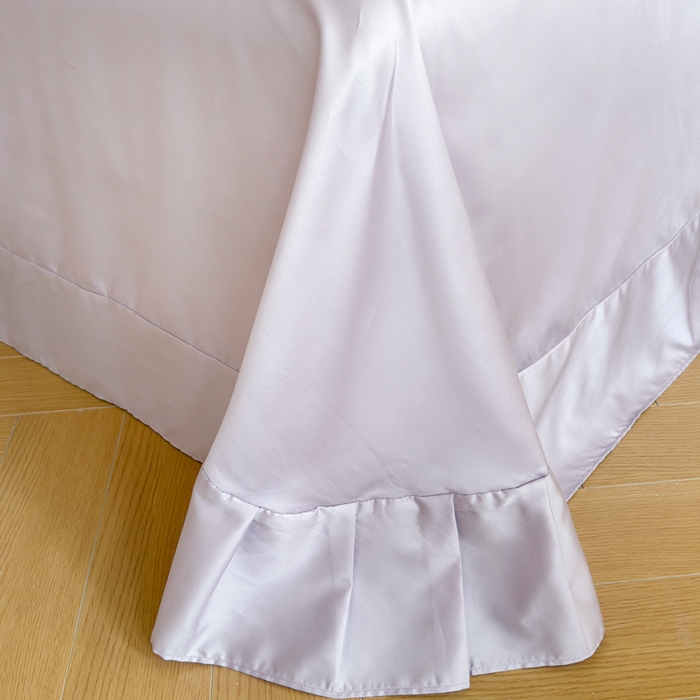 91家纺网 家纺一手货源 找家纺 爱家（原缔乐家纺） 2026新款轻奢法式天丝夏被四件套 花雾织梦-梦幻紫