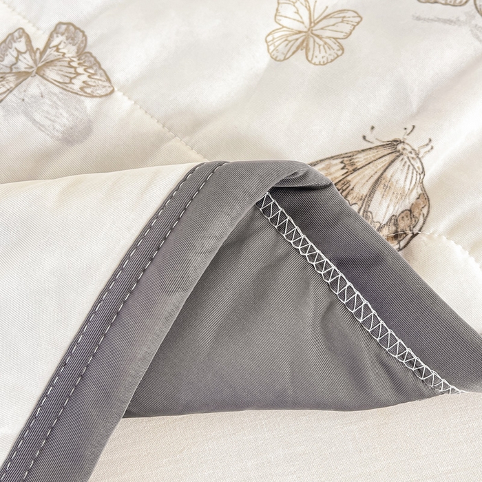 91家纺网 家纺一手货源 找家纺 （总）悦织湾家纺 冰丝冰激凌夏被2026新款凉感丝冻冻印花冰淇淋绗绣包边夏凉被轻奢空调被    