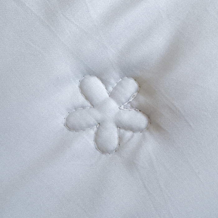 91家纺网 家纺一手货源 找家纺 爱家（原缔乐家纺） 2026新款轻奢法式天丝夏被四件套 花雾织梦-天空兰