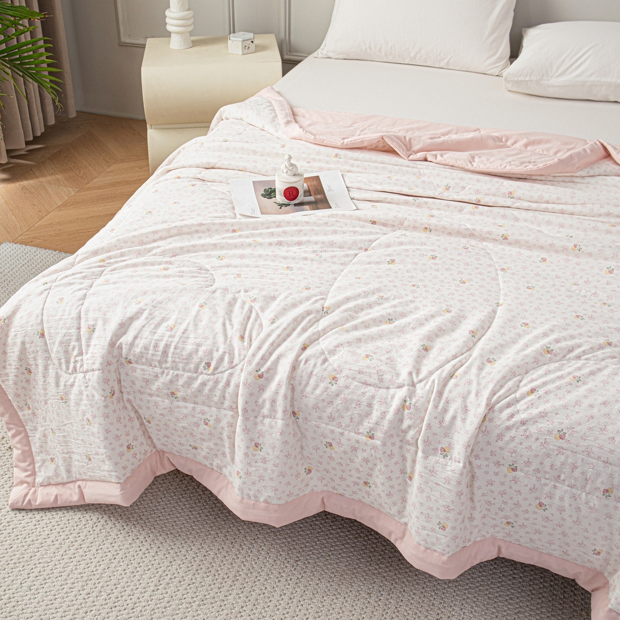 91家纺网 家纺一手货源 找家纺 （总）亿莱鑫 2026新款时尚优棉夏被夏凉被空调被