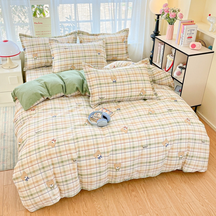 91家纺网 家纺一手货源 找家纺 （总）好亿来家纺 2026新款全棉纯棉印花小清新被套单件被套单品单被套