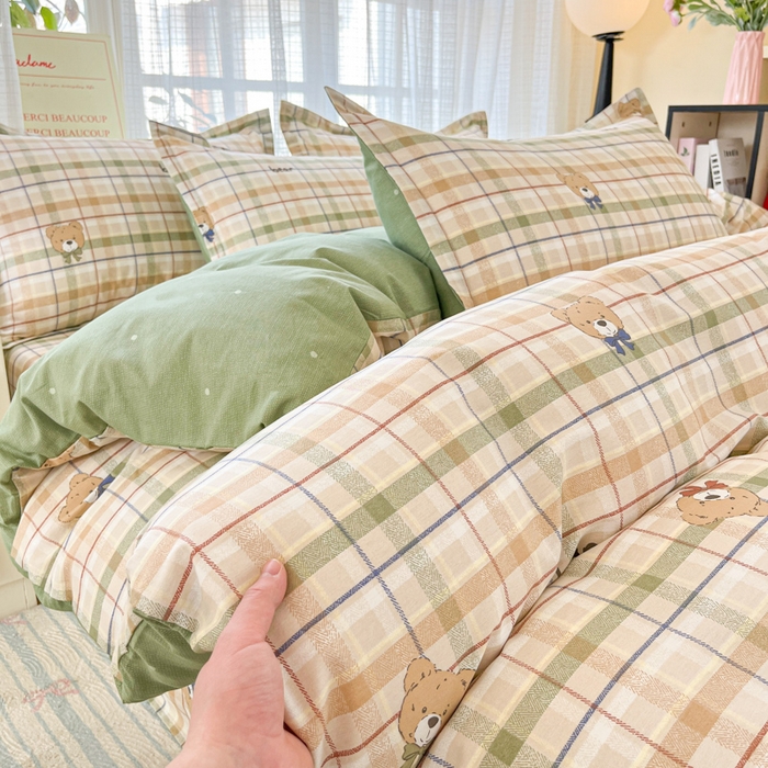 91家纺网 家纺一手货源 找家纺 （总）好亿来家纺 2026新款全棉纯棉印花小清新被套单件被套单品单被套