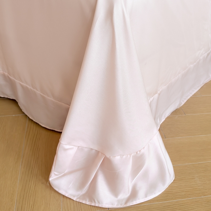 91家纺网 家纺一手货源 找家纺 爱家（原缔乐家纺） 2026新款轻奢法式天丝夏被四件套 逸然-公主粉