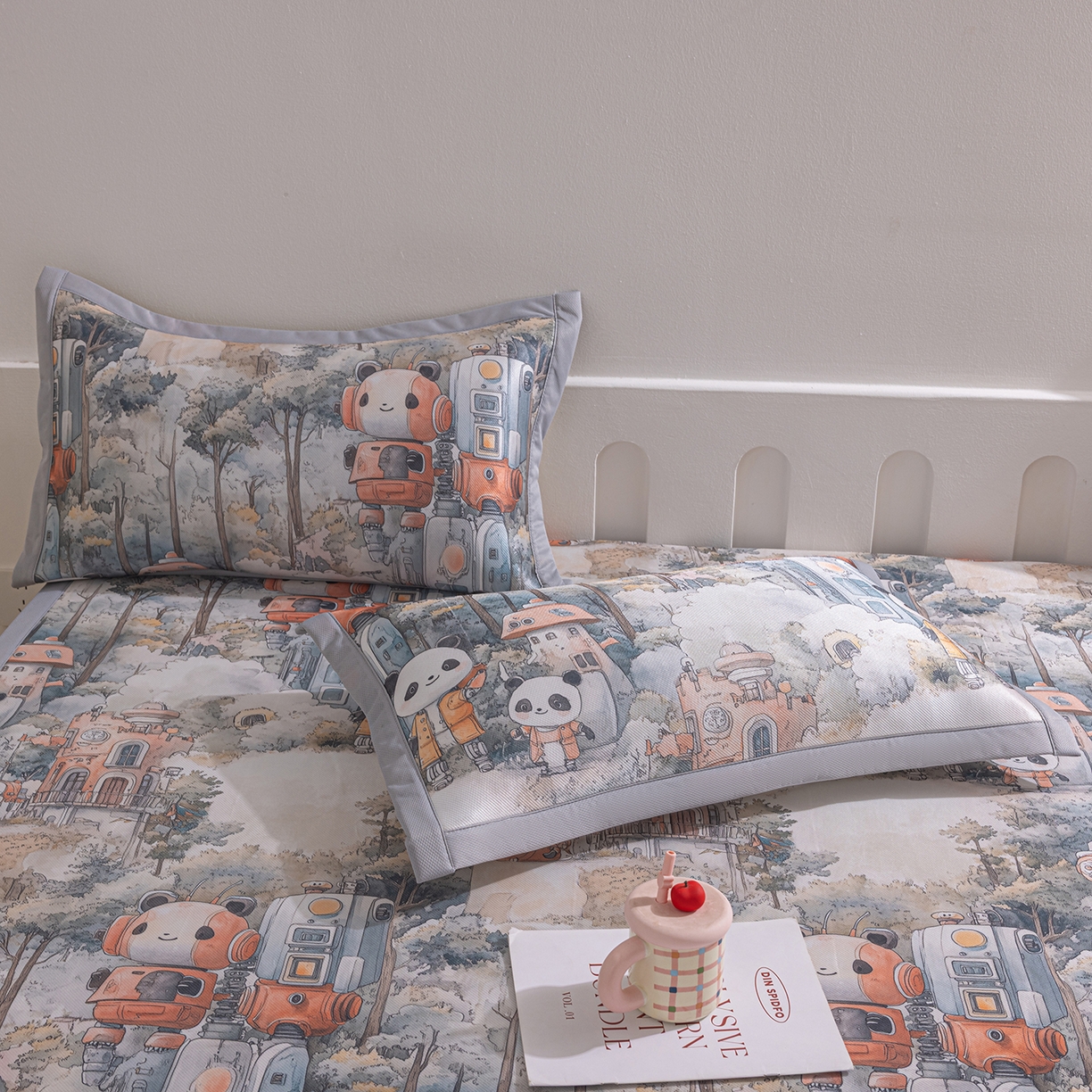 91家纺网 家纺一手货源 找家纺 （总）小萌虎 2026新款碳光冰丝席平铺款床席款