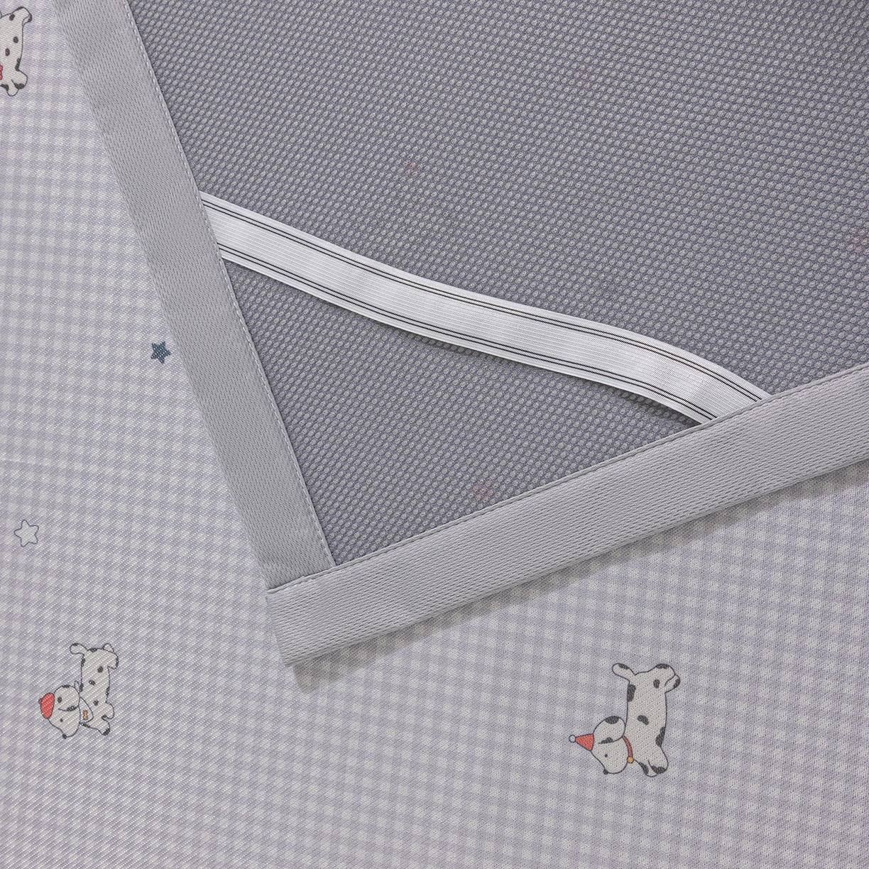 91家纺网 家纺一手货源 找家纺 小萌虎 2026新款碳光冰丝席平铺款床席款 斑点狗-灰