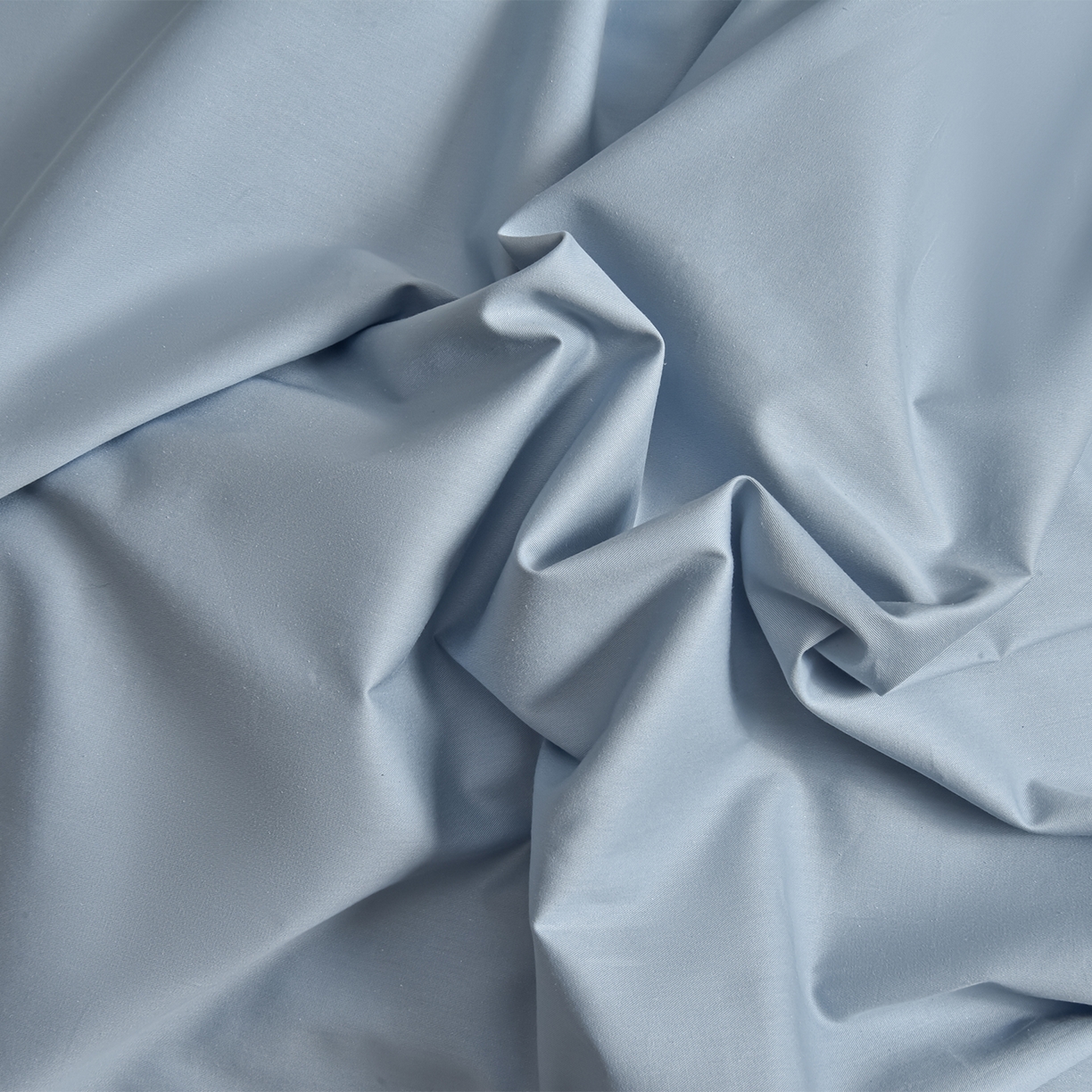 91家纺网 家纺一手货源 找家纺 湘雪家居 2026新款长绒棉高支高密纯棉刺绣四件套-幕镜款 幕镜-烟雾蓝