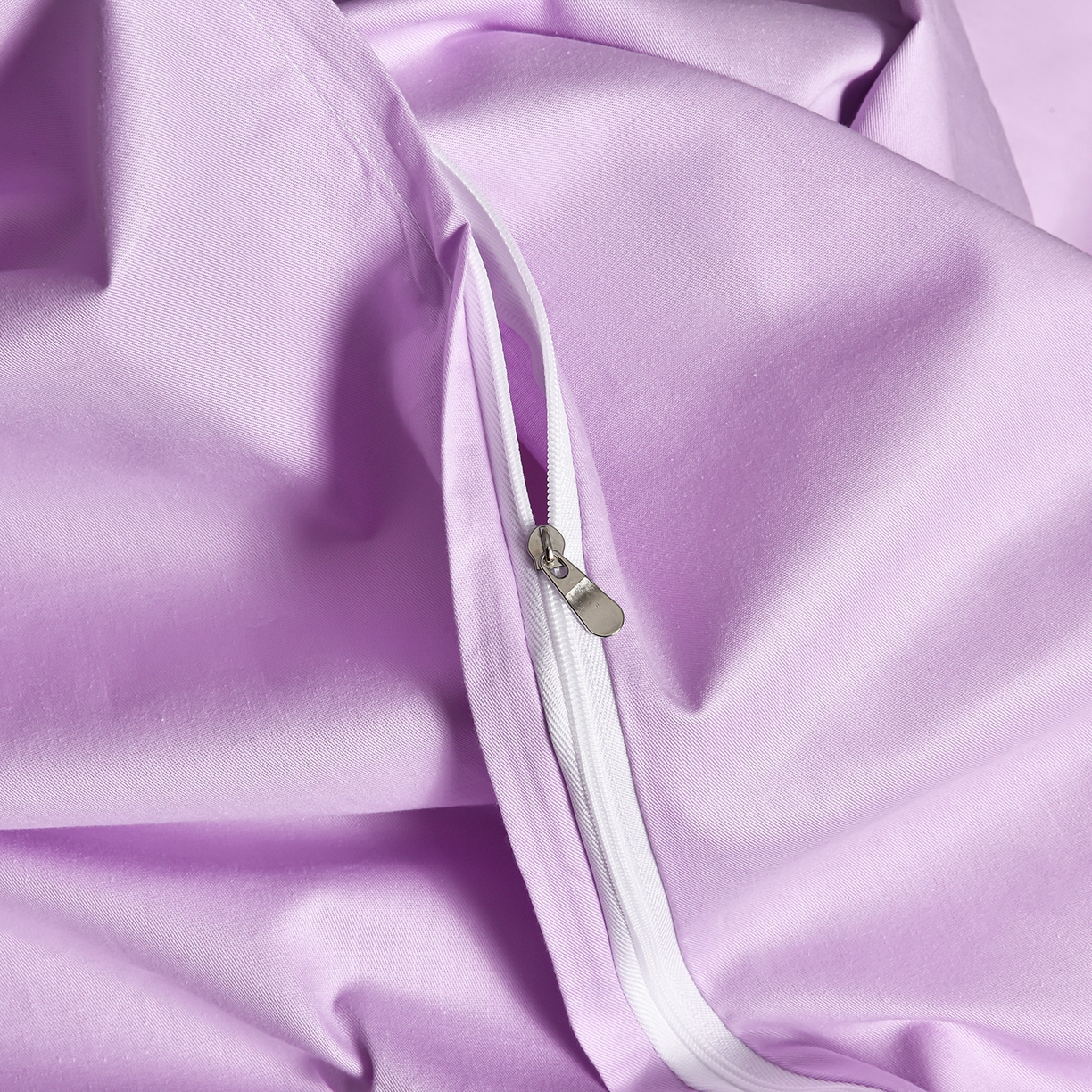 91家纺网 家纺一手货源 找家纺 湘雪家居 2026新款长绒棉高支高密纯棉刺绣四件套-幕镜款 幕镜-暮光紫