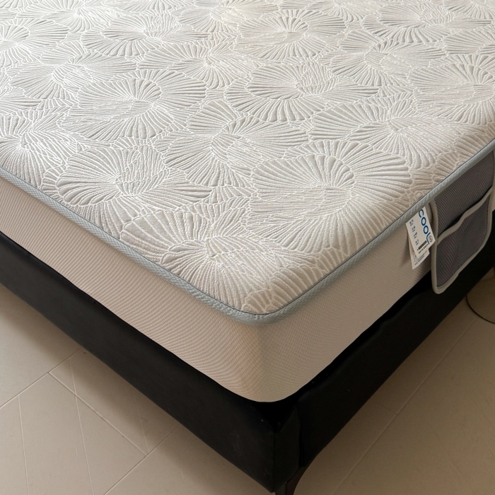 91家纺网 家纺一手货源 找家纺 （总）牵梦萦家纺 2026新款立体浮雕压花工艺凉感豆豆凉席-床笠款