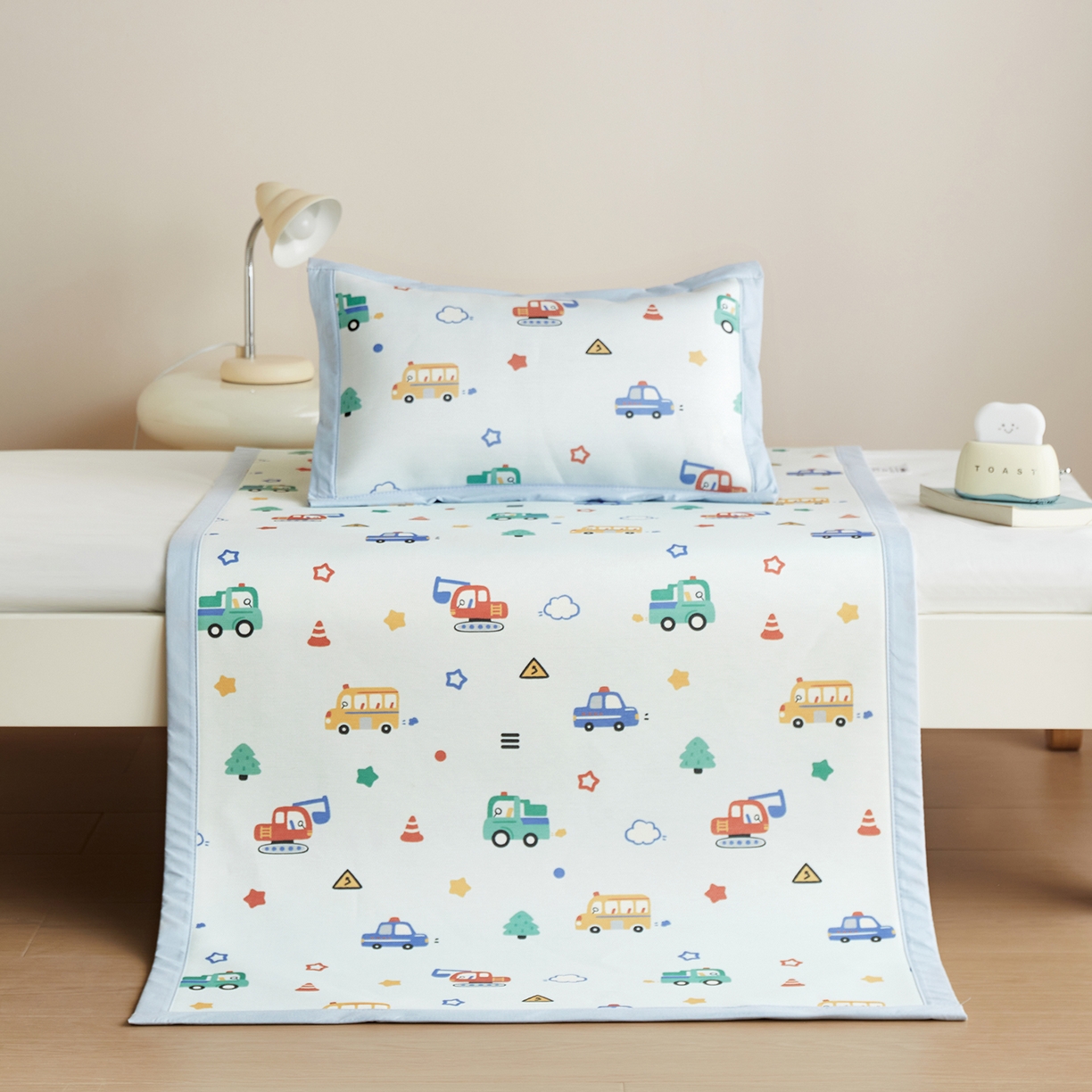 91家纺网 家纺一手货源 找家纺 （总）荷马之梦 2026新款凉席系列-A类母婴原创卡通数码印花儿童冰丝凉席