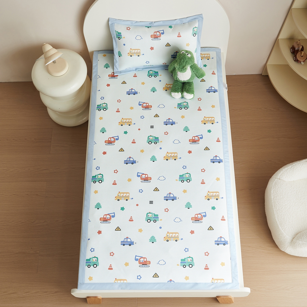 91家纺网 家纺一手货源 找家纺 （总）荷马之梦 2026新款凉席系列-A类母婴原创卡通数码印花儿童冰丝凉席