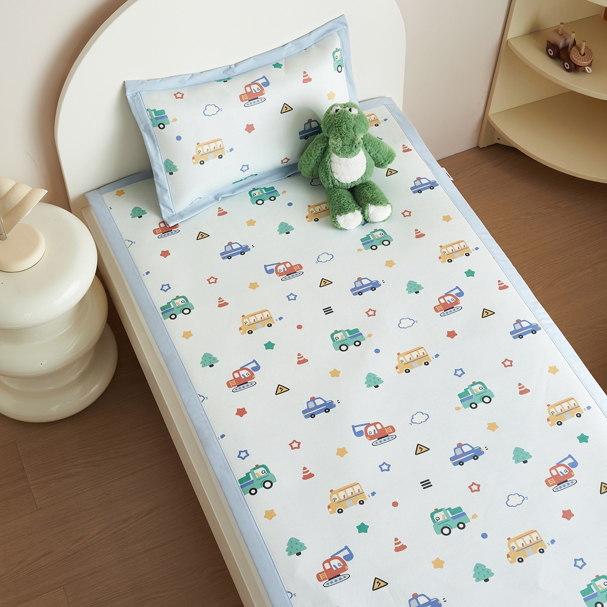 91家纺网 家纺一手货源 找家纺 （总）荷马之梦 2026新款凉席系列-A类母婴原创卡通数码印花儿童冰丝凉席