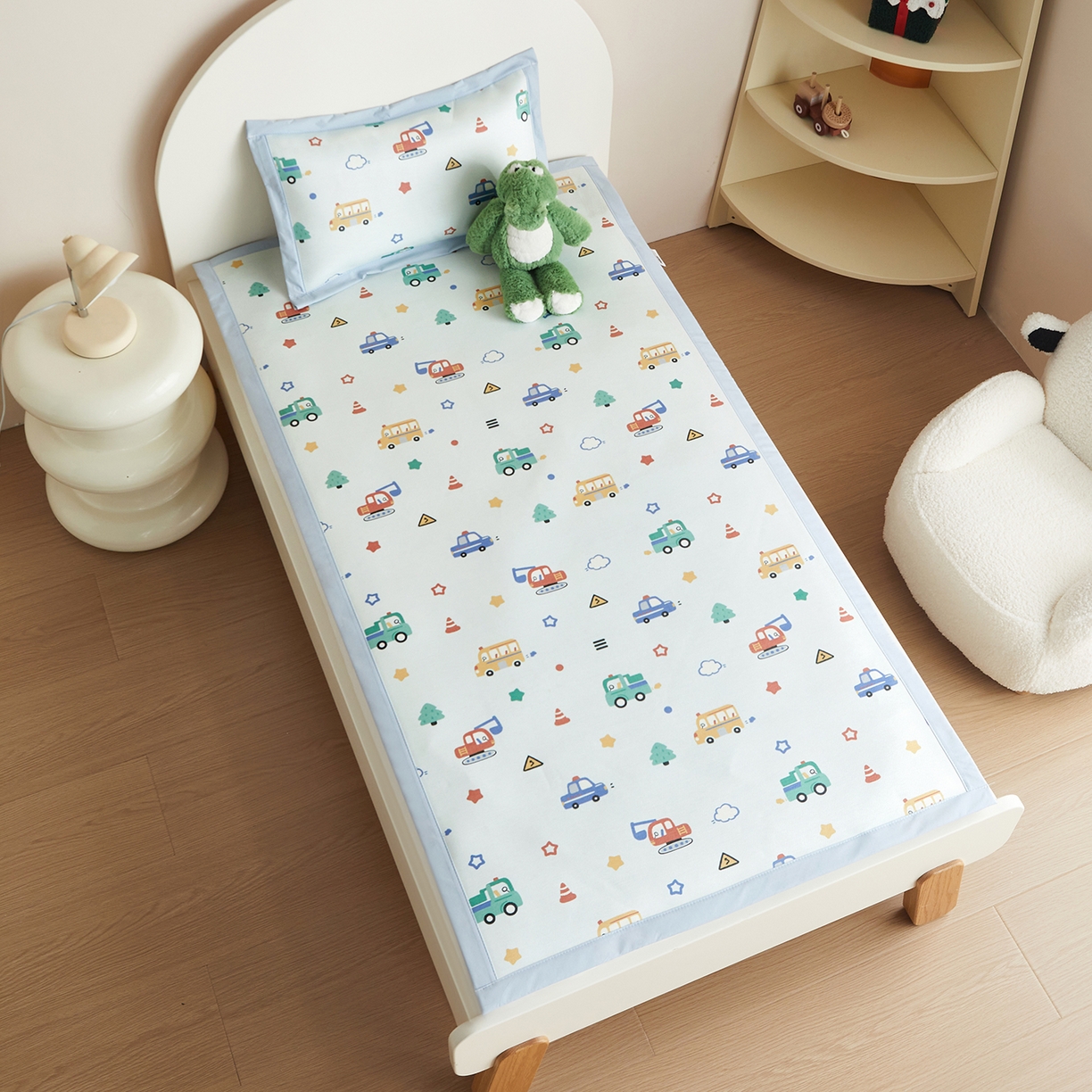 91家纺网 家纺一手货源 找家纺 （总）荷马之梦 2026新款凉席系列-A类母婴原创卡通数码印花儿童冰丝凉席