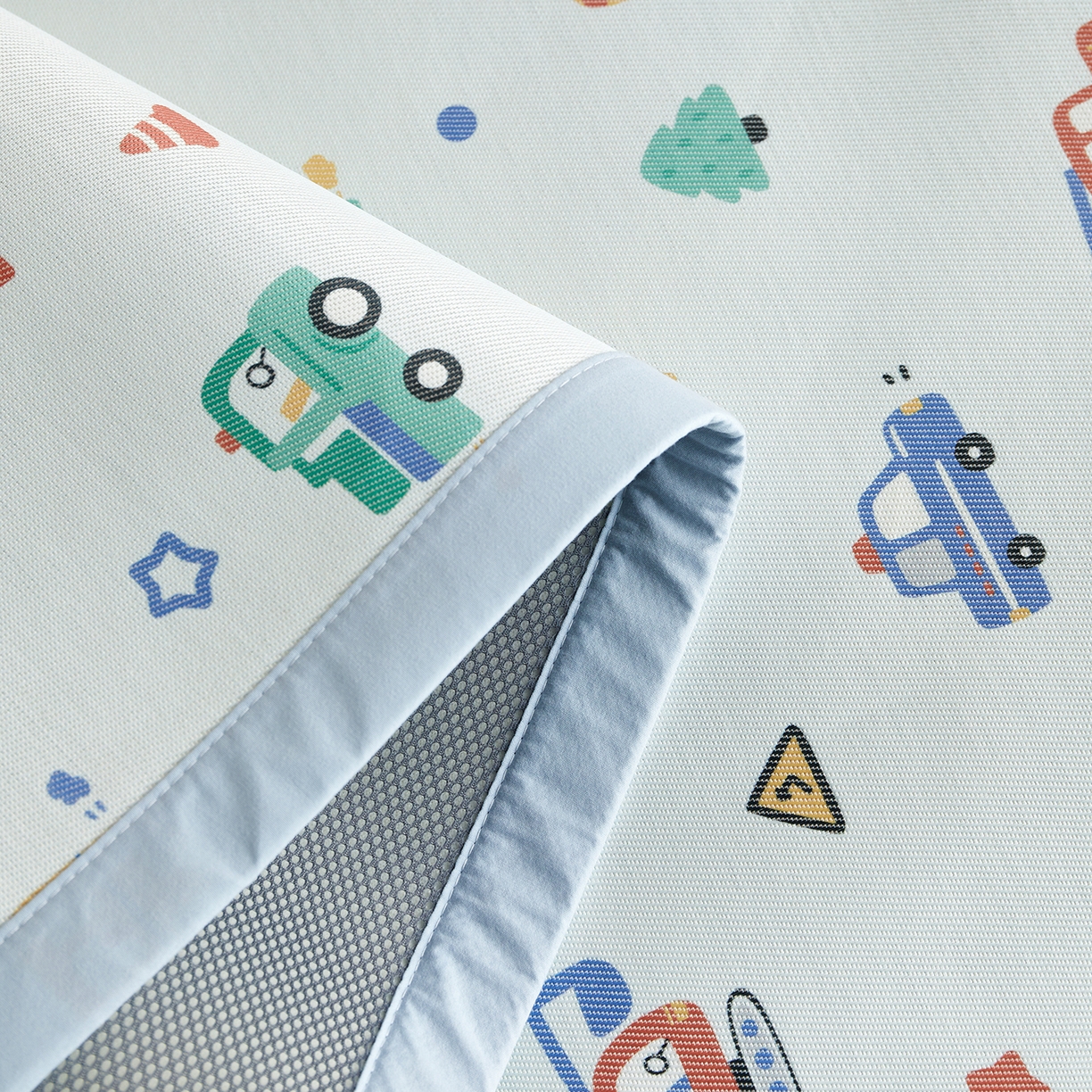 91家纺网 家纺一手货源 找家纺 （总）荷马之梦 2026新款凉席系列-A类母婴原创卡通数码印花儿童冰丝凉席