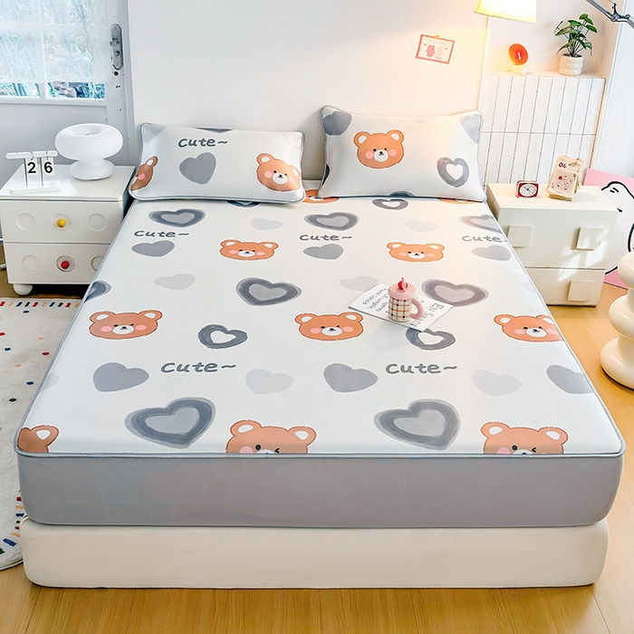 91家纺网 家纺一手货源 找家纺 （总）小萌虎 2026新款碳光冰丝凉席床笠款拍法一