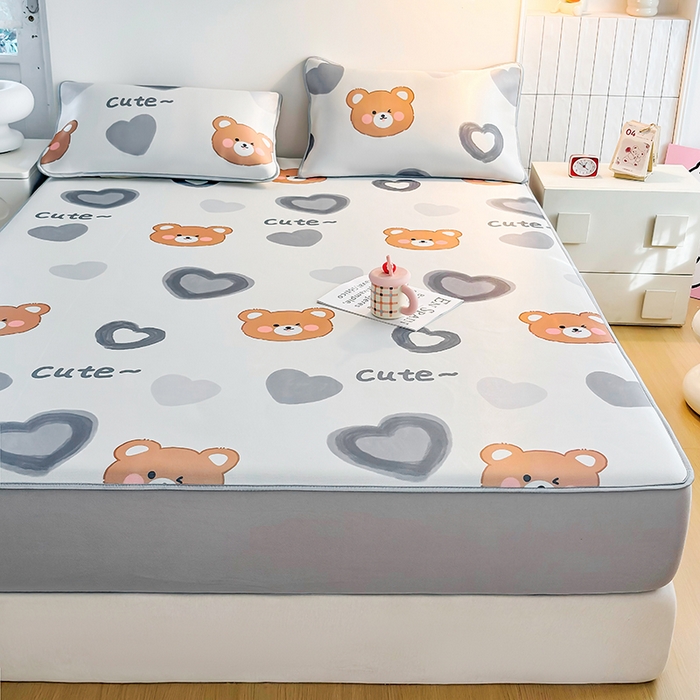 91家纺网 家纺一手货源 找家纺 （总）小萌虎 2026新款碳光冰丝凉席床笠款拍法一