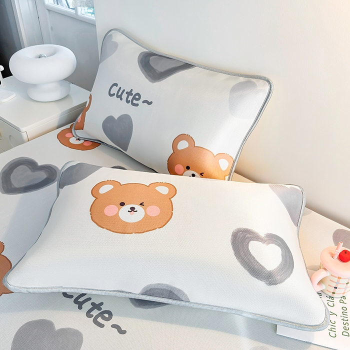 91家纺网 家纺一手货源 找家纺 （总）小萌虎 2026新款碳光冰丝凉席床笠款拍法一