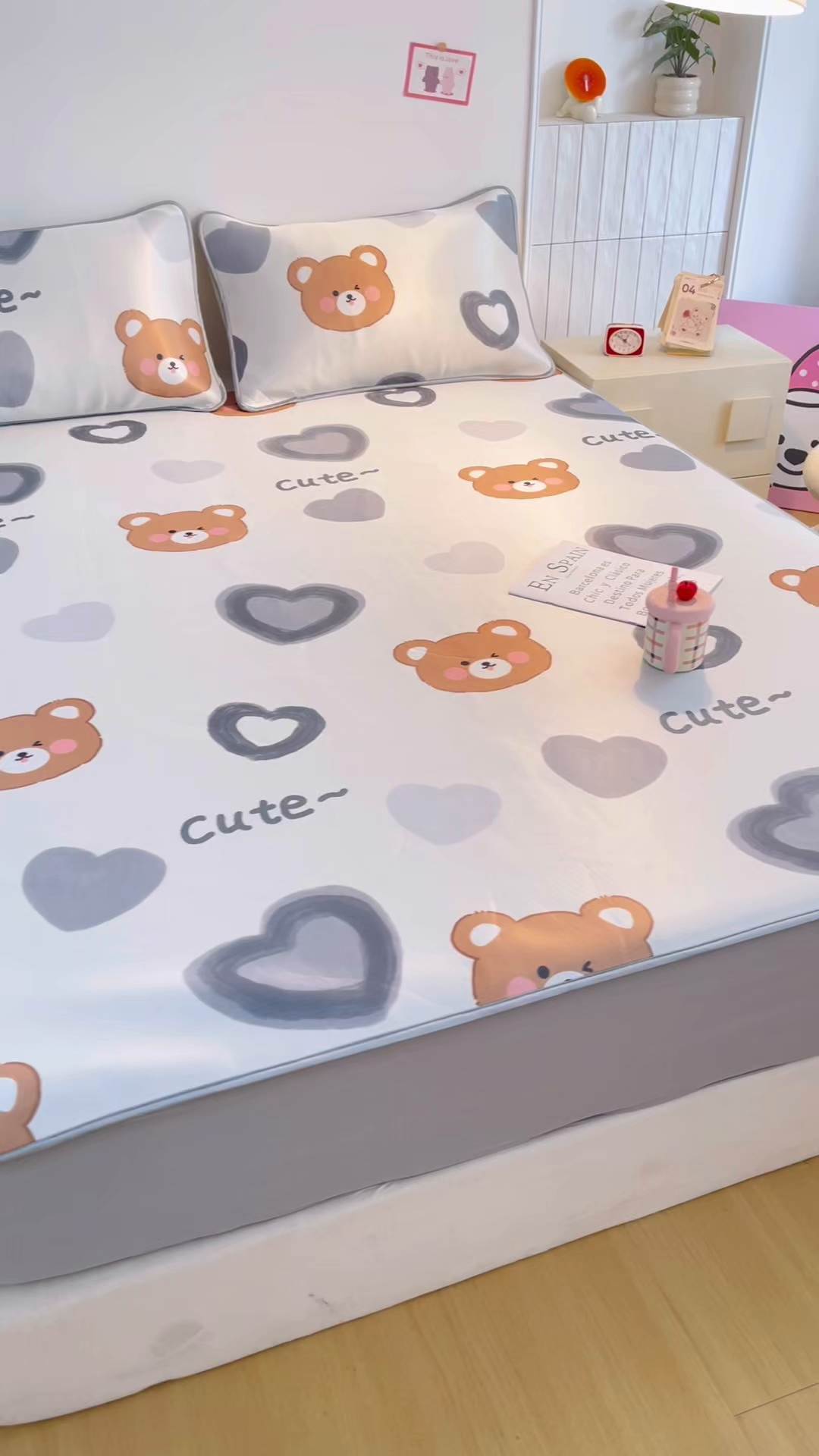 91家纺网 家纺一手货源 找家纺 （总）小萌虎 2026新款碳光冰丝凉席床笠款拍法一