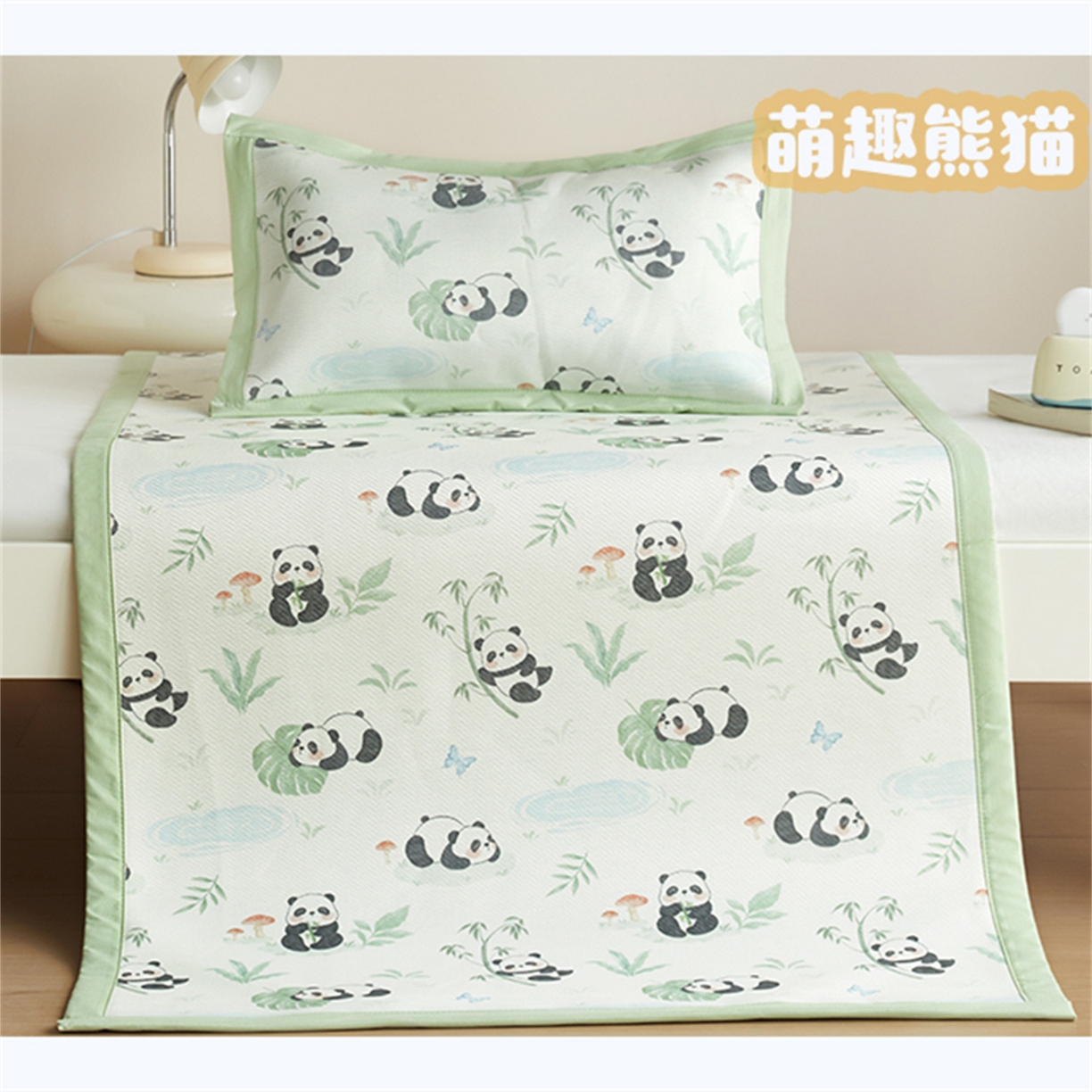 91家纺网 家纺一手货源 找家纺 （总）荷马之梦 2026新款凉席系列-A类母婴原创卡通数码印花儿童冰丝凉席