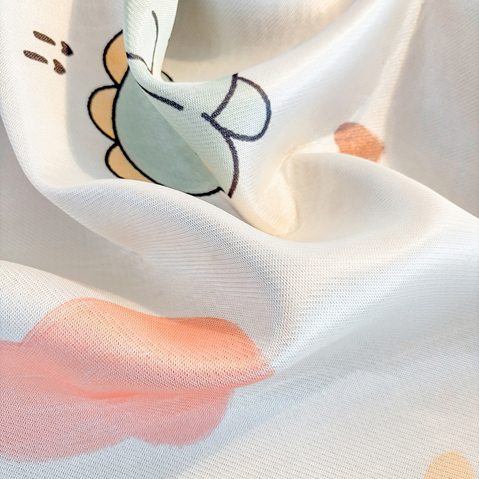 91家纺网 家纺一手货源 找家纺 小萌虎 2026新款碳光冰丝凉席床笠款拍法一 小恐龙