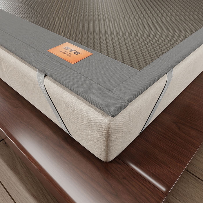 91家纺网 家纺一手货源 找家纺 人人爱家纺 2026新款夏季高端凉席竹席藤席 雅鹿灰色