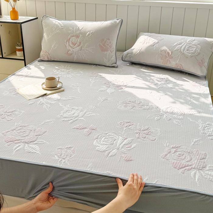 91家纺网 家纺一手货源 找家纺 （总）恋佳居 2026新款A类PE中分子凉感丝床笠凉席