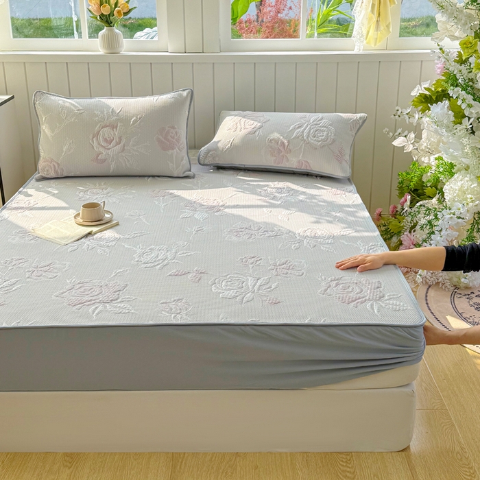 91家纺网 家纺一手货源 找家纺 （总）恋佳居 2026新款A类PE中分子凉感丝床笠凉席