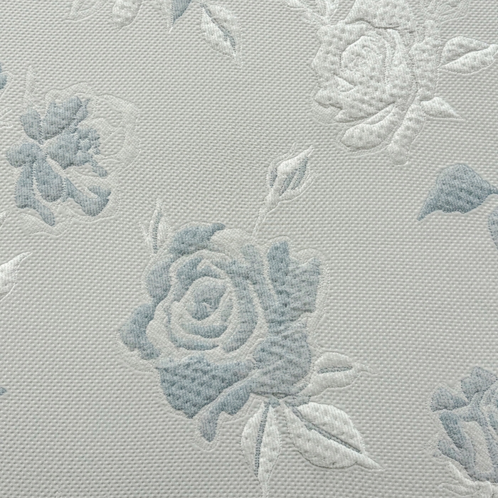 91家纺网 家纺一手货源 找家纺 恋佳居 2026新款A类PE中分子凉感丝床笠凉席 冰柔蓝蔷薇