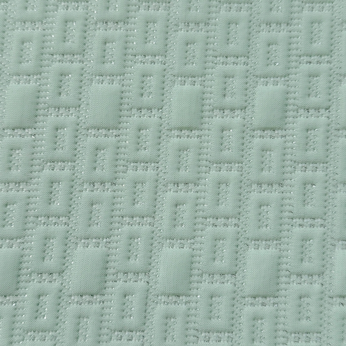 91家纺网 家纺一手货源 找家纺 恋佳居 2026新款A类PE中分子凉感丝床笠凉席 冰纱银丝绿格