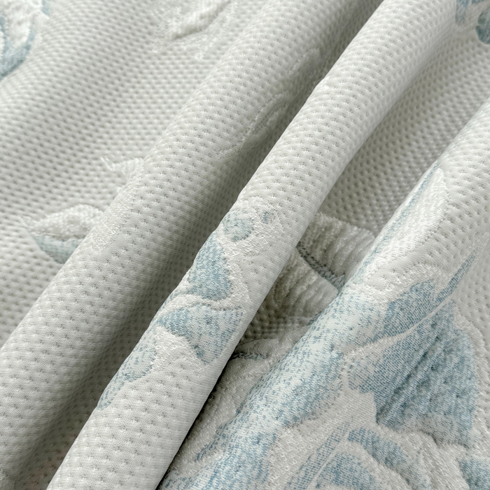 91家纺网 家纺一手货源 找家纺 恋佳居 2026新款A类PE中分子凉感丝床笠凉席 冰柔蓝蔷薇