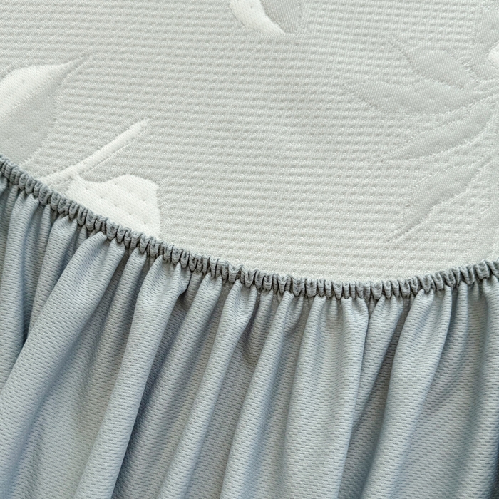 91家纺网 家纺一手货源 找家纺 恋佳居 2026新款A类PE中分子凉感丝床笠凉席 冰柔灰蔷薇