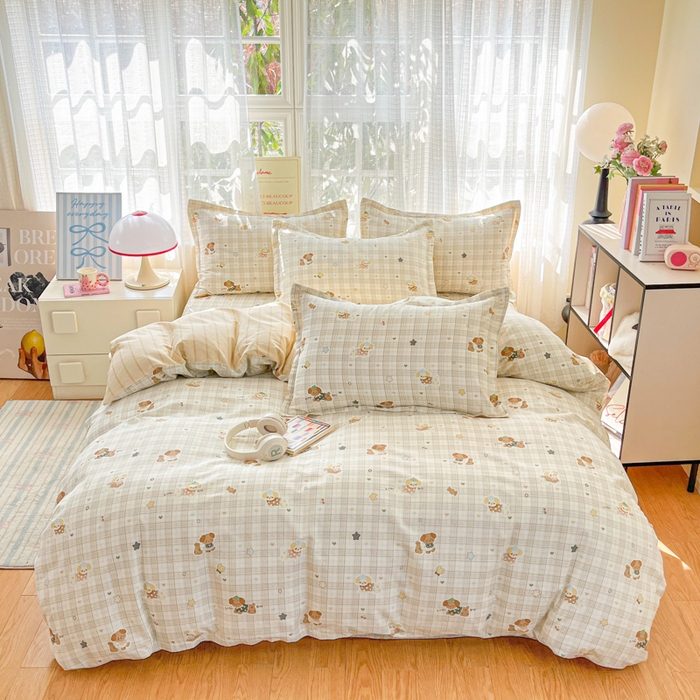 91家纺网 家纺一手货源 找家纺 （总）好亿来家纺 2026新款全棉纯棉印花小清新被套单件被套单品单被套