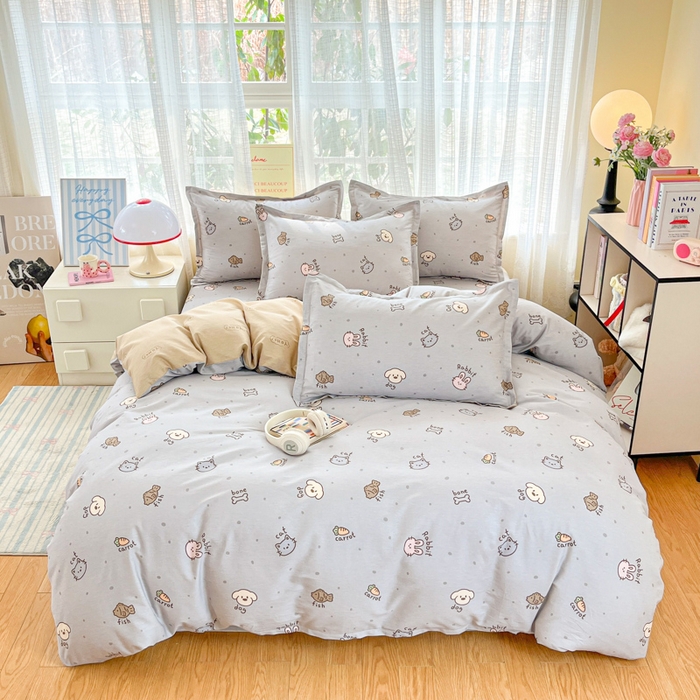 91家纺网 家纺一手货源 找家纺 （总）好亿来家纺 2026新款全棉纯棉印花小清新被套单件被套单品单被套