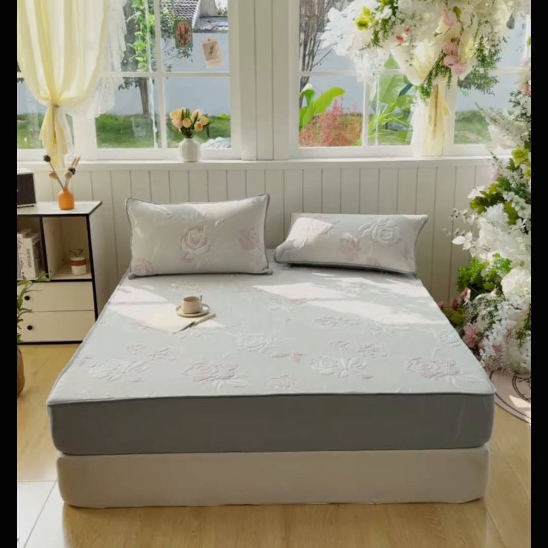 91家纺网 家纺一手货源 找家纺 （总）恋佳居 2026新款A类PE中分子凉感丝床笠凉席