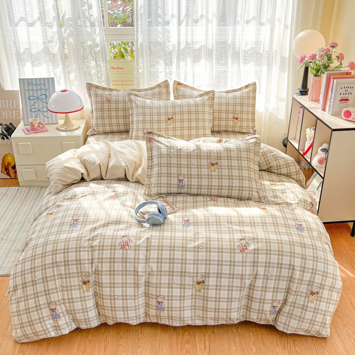 91家纺网 家纺一手货源 找家纺 （总）好亿来家纺 2026新款全棉纯棉印花小清新被套单件被套单品单被套