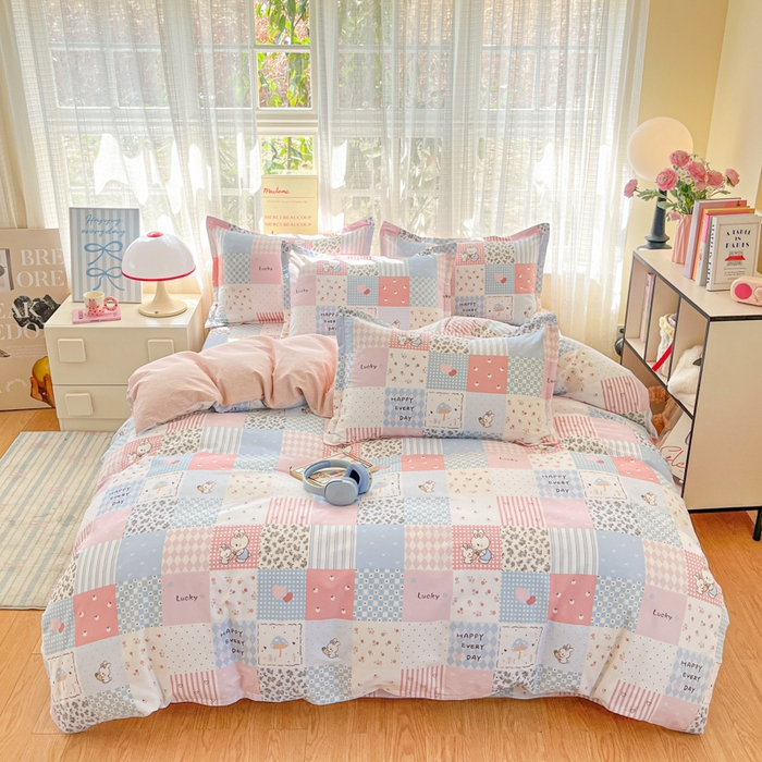 91家纺网 家纺一手货源 找家纺 （总）好亿来家纺 2026新款全棉纯棉印花小清新被套单件被套单品单被套