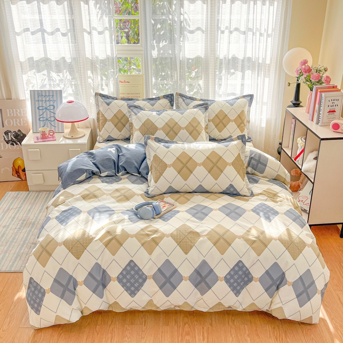 91家纺网 家纺一手货源 找家纺 （总）好亿来家纺 2026新款全棉纯棉印花小清新被套单件被套单品单被套