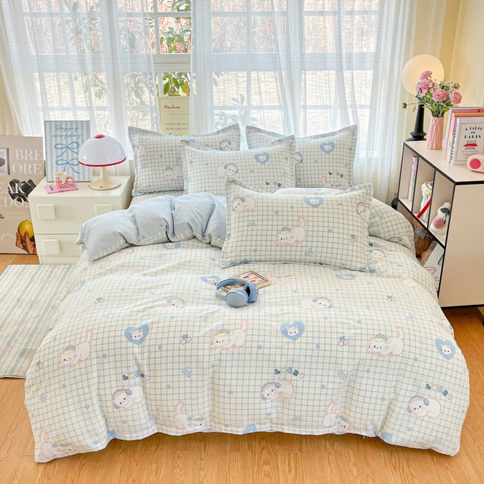 91家纺网 家纺一手货源 找家纺 （总）好亿来家纺 2026新款全棉纯棉印花小清新被套单件被套单品单被套