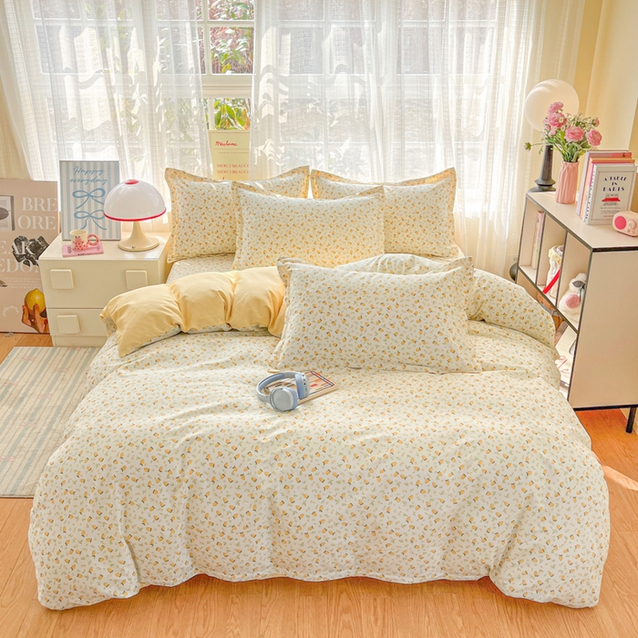 91家纺网 家纺一手货源 找家纺 （总）好亿来家纺 2026新款全棉纯棉印花小清新被套单件被套单品单被套