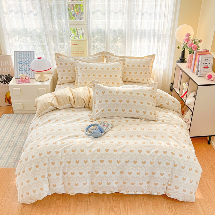 91家纺网 家纺一手货源 找家纺 （总）好亿来家纺 2026新款全棉纯棉印花小清新被套单件被套单品单被套