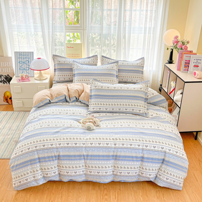 91家纺网 家纺一手货源 找家纺 （总）好亿来家纺 2026新款全棉纯棉印花小清新被套单件被套单品单被套