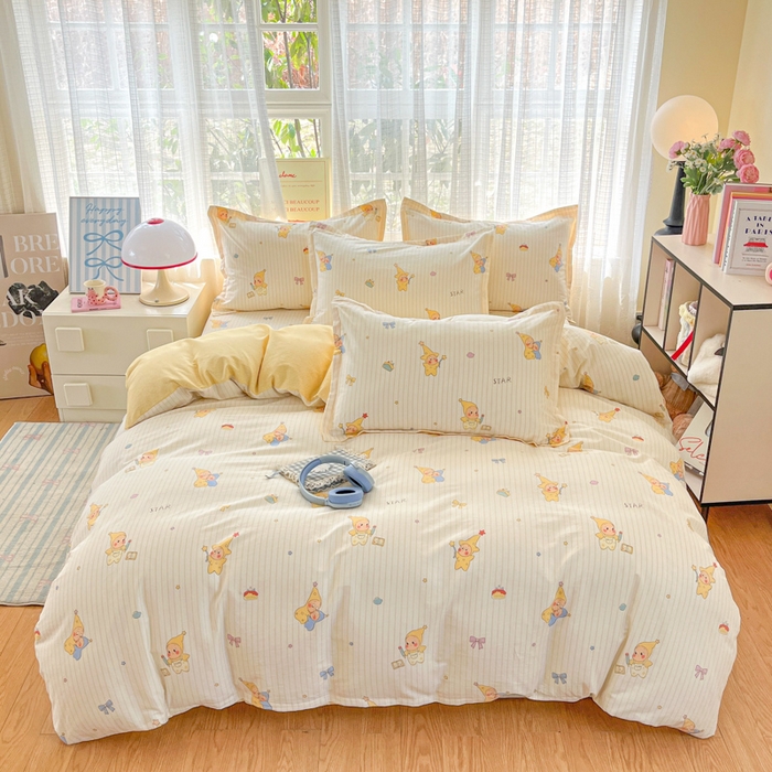 91家纺网 家纺一手货源 找家纺 （总）好亿来家纺 2026新款全棉纯棉印花小清新被套单件被套单品单被套