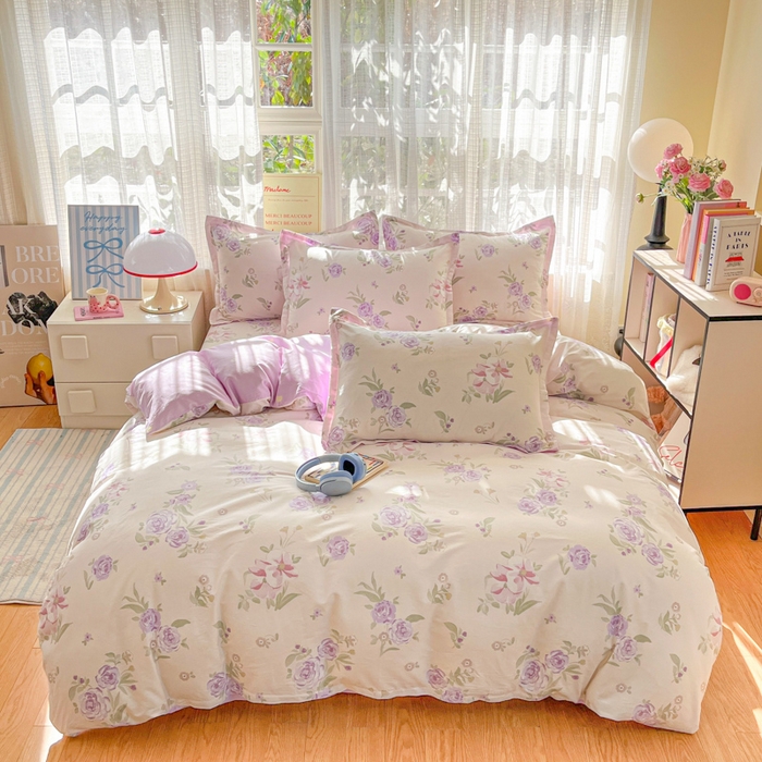 91家纺网 家纺一手货源 找家纺 （总）好亿来家纺 2026新款全棉纯棉印花小清新被套单件被套单品单被套