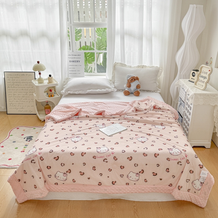 91家纺网 家纺一手货源 找家纺 （总）花满路 2026新款氨凉感丝夏被